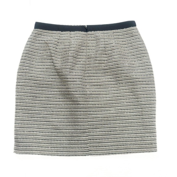NWT Ann taylor loft skirt black/ gray metallic size 4 petite - Picture 3 of 5